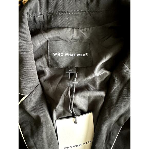 Who What Wear Sleeveless Blazer Vest Sz L - Picture 6 of 6